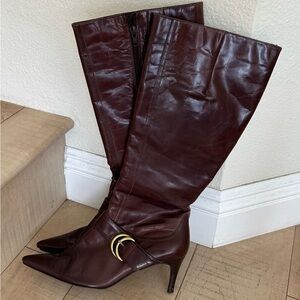 Nine West Brown/Burgundy Boots